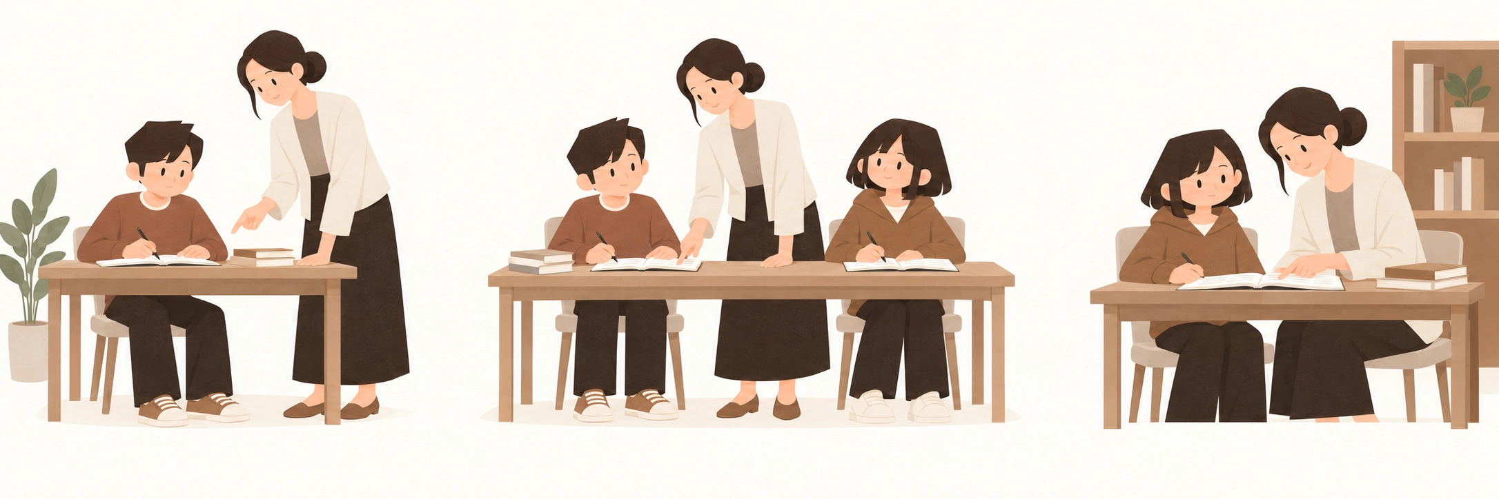 固定師生角色呈現不同個別指導安排